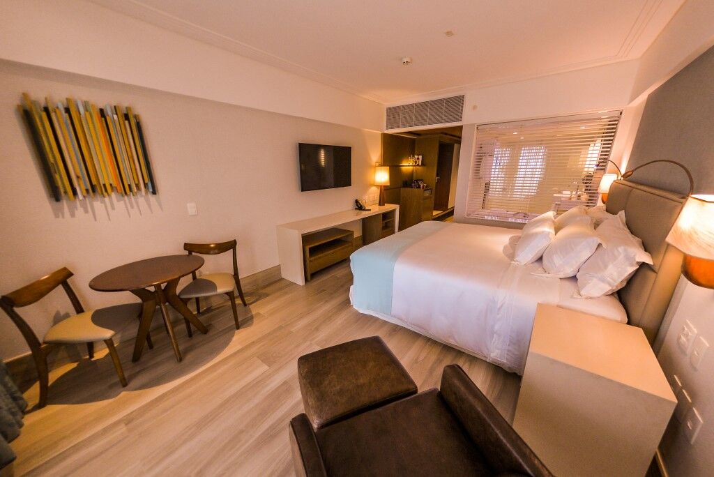 Vogal Luxury Beach Hotel & Spa Natal Exterior foto A room at the hotel